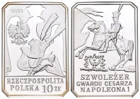 Poland. 10 zlotych. 2006. MW. (Km-Y719). Ag. 14,14 g. Napoleonic Guard. PR. Est...20,00.   

SPANISH DESCRIPTION: Polonia. 10 zlotych. 2006. MW. (Km-Y...
