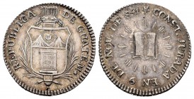 Guatemala. Medal. 1851. (Fonrobert-7237). Ag. 3,35 g. Medal proclamation of the Constitution. UNC. Est...250,00.   

SPANISH DESCRIPTION: Guatemala. M...