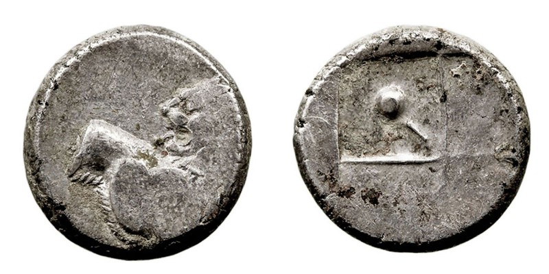 MONEDAS ANTIGUAS
CHERRONESOS
Hemidracma. AR. (400-350 a.C.) A/León con la cabe...