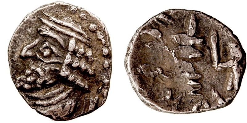 MONEDAS ANTIGUAS
PERSIA
Oxathres. Óbolo. AR. (siglo I a.C.) (Vashir I) A/Busto...