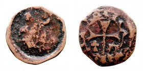 MONARQUÍA ESPAÑOLA
CARLOS II
Diner. AE. Mallorca. s/f. CAL.907. BC-/BC