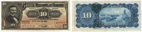BILLETES
MÉJICO
10 Pesos. Banco Mercantil de Veracruz. 20 Abril 1914. P.-. MBC+