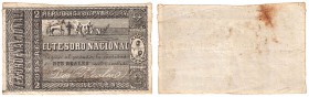BILLETES
PARAGUAY
2 Reales. (1860). P.9. Escaso. MBC+