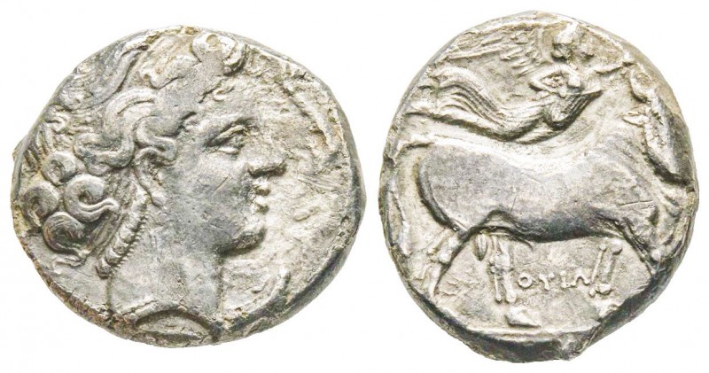 Campania, Neapolis, Estátera, 340-241 BC, AG 6.85 g.
Ref : Sear 300
VF/XF