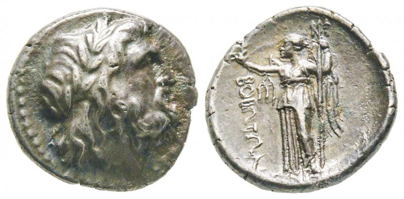 Beotia, Thebes, Half Stater, 225-171 BC, AG 5 g.
Ref : Cop.392
AU