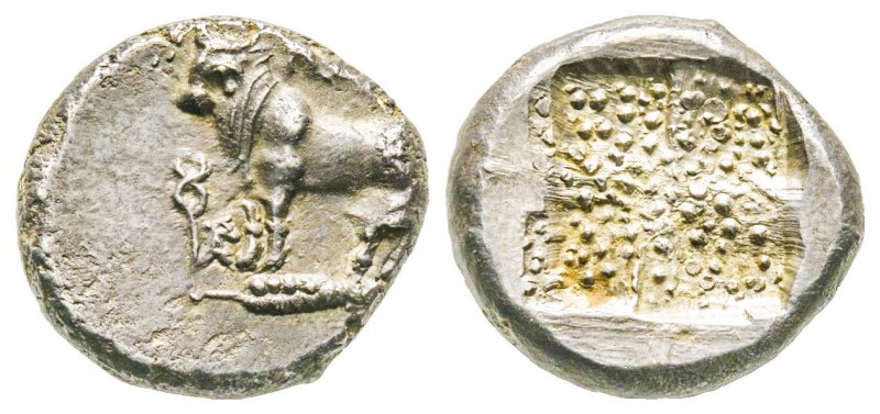 Minor Asia, Bithynia, Calchedon, Drachm, 387-340 BC , AG 3.8 g. 
Ref : SNG BM-96...