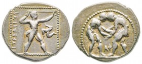Minor Asia, Pamphylia, Aspendos, Stater, 420-370 BC, AG 10.8 g.
Ref : BMC 97-32var
VF