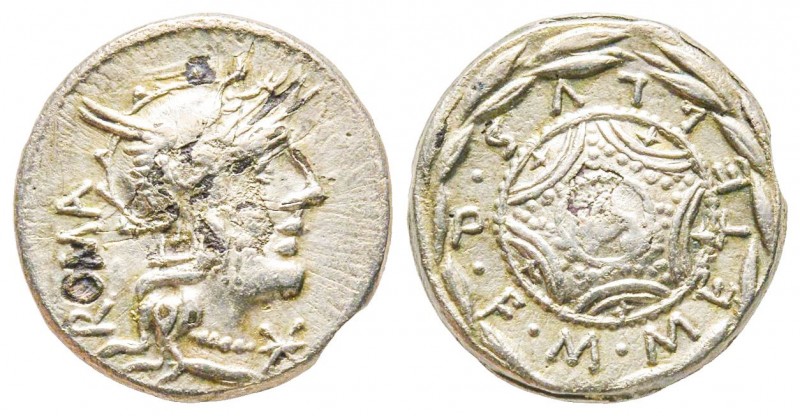 Roman Republic, Q. Caecilius Metellus, Denarius, 130 BC, AG 3.06 g.
Ref : Crawfo...