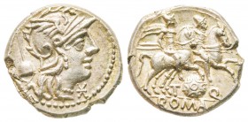 Roman Republic, Titus Quinctius Flaminius, Denarius, 126 BC, AG 3.94 g.
Ref : Crawford 267/1, Syd. 505
AU