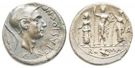 Roman Republic, n. Blasio Cn., Denarius, 112-111 BC, AG 3.93 g.
Ref : Crawford 296/1
XF