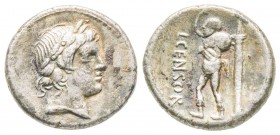 Roman Republic, Lucius Marcius Censorinus, Denarius, 82 BC, AG 4 g.
Ref : Crawford 363/1d
VF