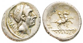Roman Republic, L. Marcius Philippus, Denarius, 56 BC, AG 3.9 g. 
Ref : Crawford 425/1
XF