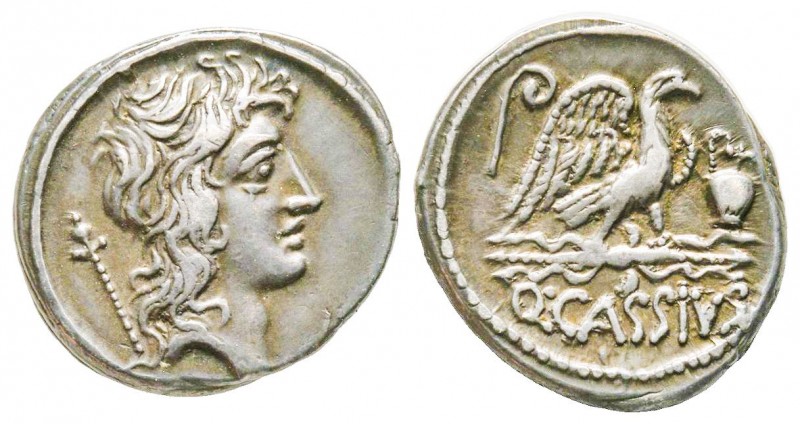 Roman Republic, L. Cassius Longinus, Denarius, 60-63 BC, AG 3.7 g.
Ref : Crawfor...