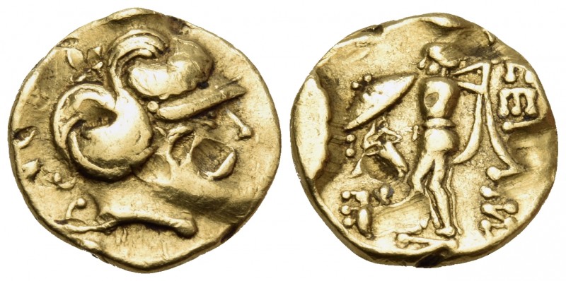 CELTIC, Central Europe. Boii. 2nd-1st centuries BC. Quarter Stater (Gold, 12 mm,...