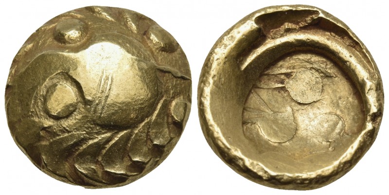 CELTIC, Central Europe. Vindelici. Early 1st century BC. Stater (Gold, 16.5 mm, ...