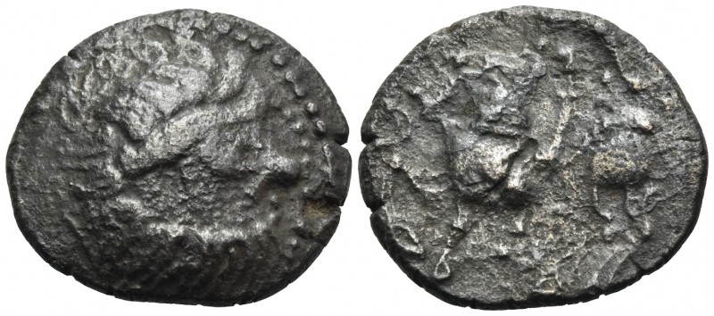 EASTERN CELTS. 2nd-1st centuries BC. Tetradrachm (Billon, 22 mm, 7.11 g, 12 h), ...