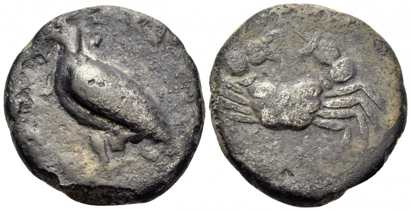 SICILY. Akragas. Circa 480/478-470 BC. Didrachm (Silver, 20.5 mm, 8.07 g, 1 h). ...