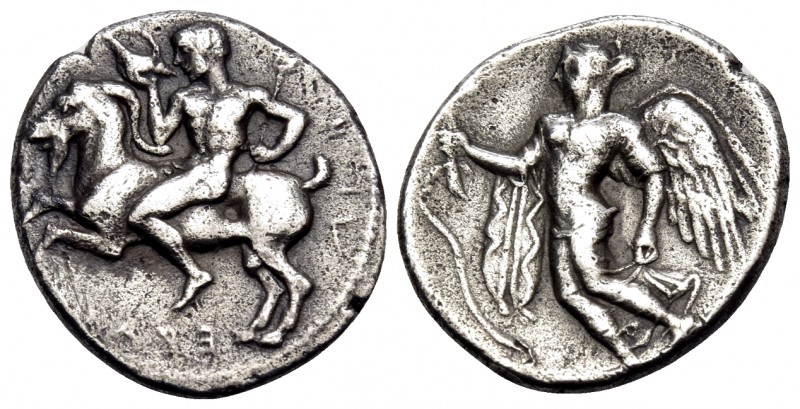 SICILY. Himera. Circa 425-409 BC. Hemidrachm (Silver, 2.07 g). HIME/PAION Pan, b...