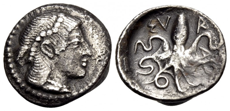 SICILY. Syracuse. Deinomenid Tyranny, 485-466 BC. Litra (Silver, 12 mm, 0.77 g, ...