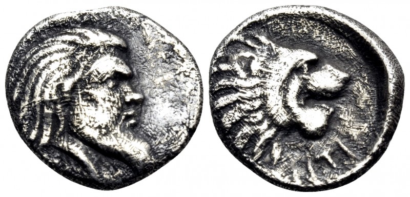 CIMMERIAN BOSPOROS. Pantikapaion. Circa 380-370 BC. Triobol (Silver, 13.5 mm, 2....