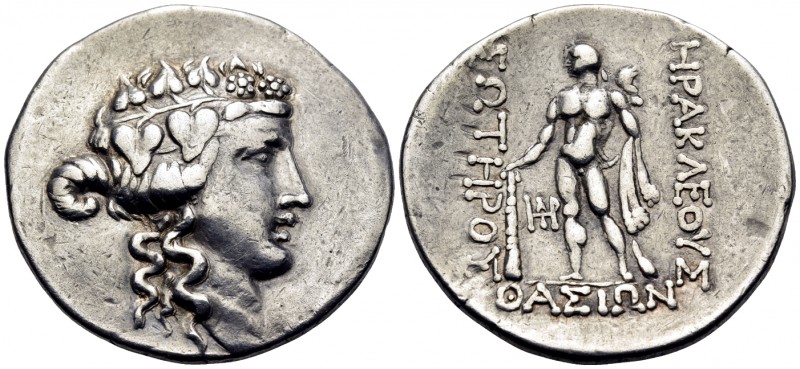 ISLANDS OFF THRACE, Thasos. Circa 148-90/80 BC. Tetradrachm (Silver, 34 mm, 16.5...