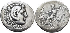 KINGS OF MACEDON. Alexander III ‘the Great’, 336-323 BC. Tetradrachm (Silver, 33 mm, 15.87 g, 12 h), struck posthumously, Assos, c. 188-160. Head of H...