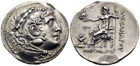 KINGS OF MACEDON. Alexander III ‘the Great’, 336-323 BC. Tetradrachm (Silver, 31 mm, 16.99 g, 11 h), struck posthumously, Chios, under the magistrate ...