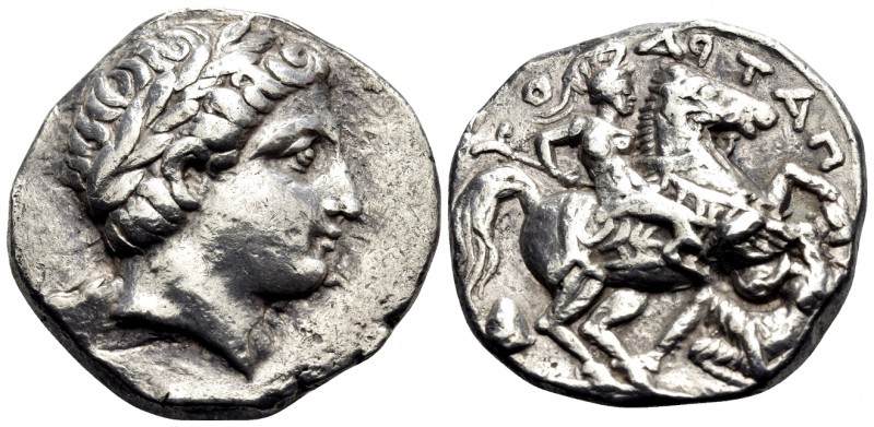 KINGS OF PAEONIA. Patraos, Circa 335-315 BC. Tetradrachm (Silver, 23 mm, 11.32 g...