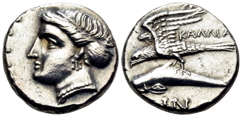 PAPHLAGONIA. Sinope. Circa 330-300 BC. Drachm (Silver, 17 mm, 4.99 g, 5 h), stru...