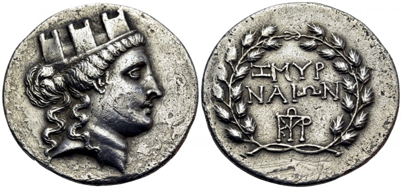 IONIA. Smyrna. Circa 170-145 BC. Tetradrachm (Silver, 32 mm, 15.80 g, 12 h), str...