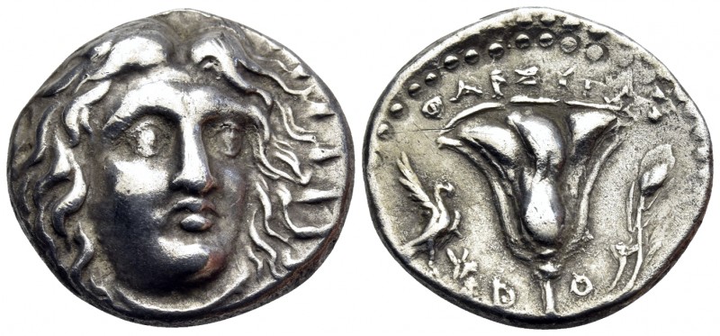 ISLANDS OFF CARIA, Rhodos. Rhodes. Circa 229-205 BC. Didrachm (Silver, 19 mm, 6....