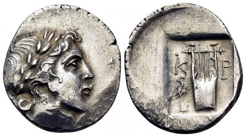 LYCIAN LEAGUE. Kragos. Circa 40-35 BC. Drachm (Silver, 16 mm, 1.84 g, 12 h), Kra...