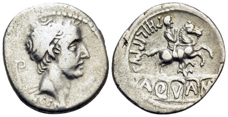 L. Marcius Philippus, 57 BC. Denarius (Silver, 19 mm, 3.73 g, 5 h), Rome. ANCVS ...