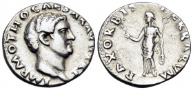 Otho, 69. Denarius (Silver, 18 mm, 3.39 g, 5 h), Rome, circa 15 January - 9 March 69. IMP M OTHO CAESAR AVG TR P Bare head of Otho to right. Rev. PAX ...