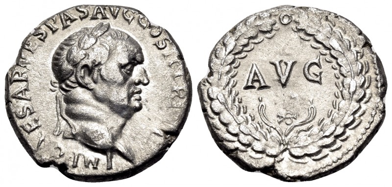 Vespasian, 69-79. Denarius (Silver, 16 mm, 2.93 g, 7 h), Ephesus, 70. IMP CAESAR...