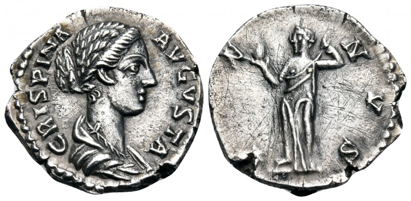 Crispina, Augusta, AD 178-182. Denarius (Silver, 17.5 mm, 2.69 g, 12 h), Rome, 1...