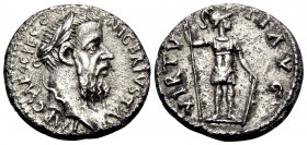 Pescennius Niger, 193-194. Denarius (Silver, 18 mm, 3.40 g, 10 h), Antioch. IMP CAES C PESC NIGER IVST AVG Laureate head of Pescennius to right. Rev. ...
