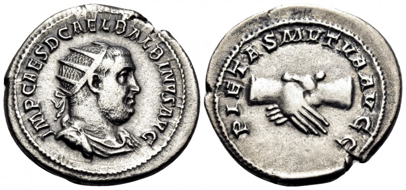 Balbinus, 238. Antoninianus (Silver, 23 mm, 5.07 g, 6 h), Rome. IMP CAES D CAEL ...