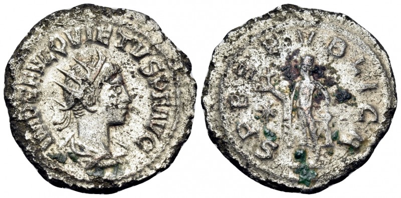 Quietus, Usurper, 260-261. Antoninianus (Billon, 22 mm, 4.21 g, 11 h), Samosata,...