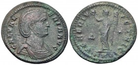 Galeria Valeria, Augusta, 29-311. Follis (Bronze, 27 mm, 6.24 g, 12 h), Cyzicus, 4th officina (Δ), 309-310. GAL VALERIA AVG Diademed and draped bust o...