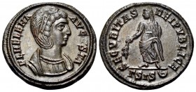 Helena, Mother of Constantine I, empress 324-330. Follis (Bronze, 18.5 mm, 3.33 g, 12 h), struck under Constantine I, Siscia, 3rd officina (Γ), 328-32...