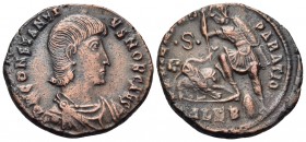 Constantius Gallus, Caesar, 351-354. Centenionalis (Bronze, 21.5 mm, 5.04 g, 11 h), Alexandria, 2nd officina (B), 351-354. D N CONSTANTIVS NOB CAES Ba...
