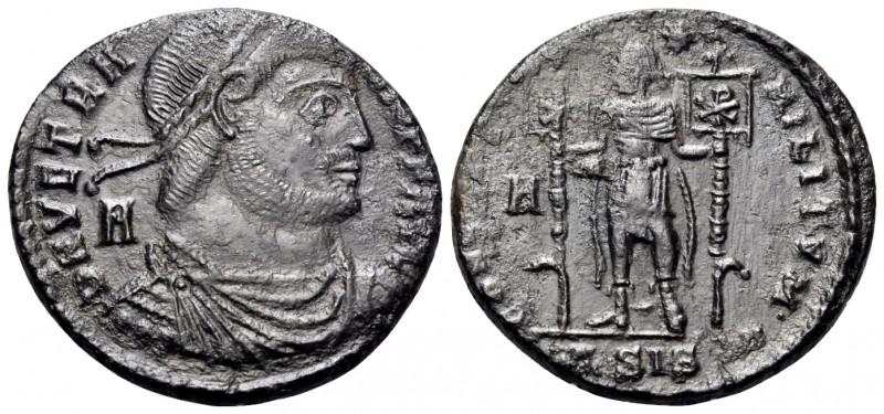 Vetranio, 350. Centenionalis (Bronze, 23 mm, 5.55 g, 12 h), Siscia, 1st officina...