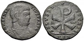 Magnentius, 350-353. Double Centenionalis (Bronze, 27 mm, 6.66 g, 6 h), Arelate, 352. D N MAGNEN-TIVS P F AVG Bare-headed, draped and cuirassed bust o...