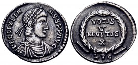 Julian II, 360-363. Siliqua (Silver, 17.5 mm, 2.02 g, 12 h), Lugdunum (Lyon). D N CL IVLI-ANVS PP AVG Pearl-diademed, draped and cuirassed bust of Jul...