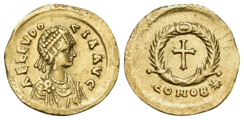 Aelia Eudocia, Augusta, 423-460. Tremissis (Gold, 14 mm, 1.44 g, 11 h), struck u...