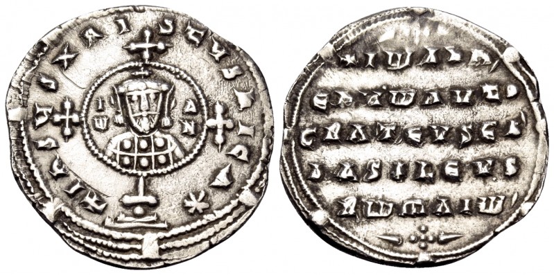 John I Zimisces (Tsimisces), 969-976. Miliaresion (Silver, 22 mm, 3.13 g, 6 h), ...