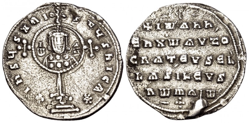 John I Zimisces (Tsimisces), 969-976. Miliaresion (Silver, 22 mm, 2.42 g, 6 h), ...