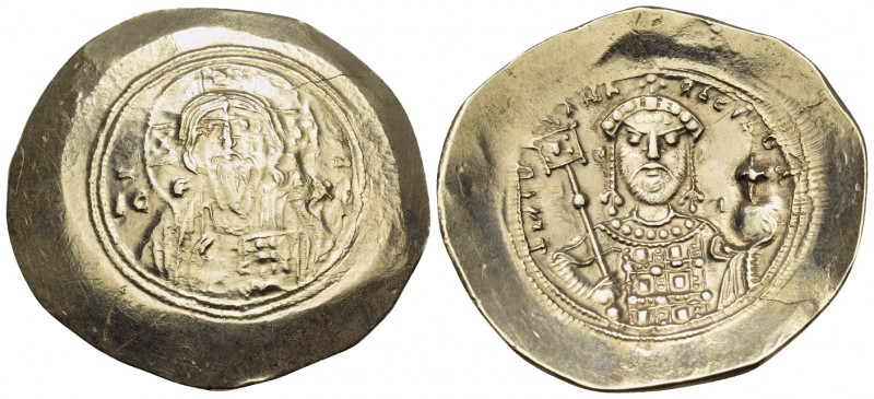 Michael VII Ducas, 1071-1078. Histamenon nomisma (Gold, 30 mm, 4.38 g, 6 h), Con...