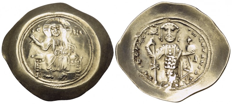 Nicephorus III Botaniates, 1078-1081. Histamenon (Electrum, 30 mm, 6.00 g, 6 h),...